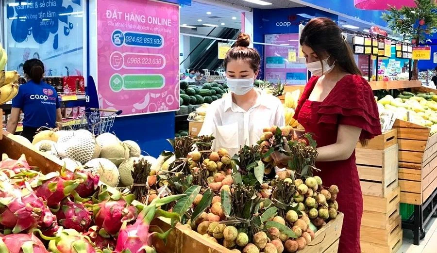 Năm 2021 Saigon Co.op cam kết tiêu thụ 400-500 tấn vải thiều của nhà vườn các tỉnh phía Bắc