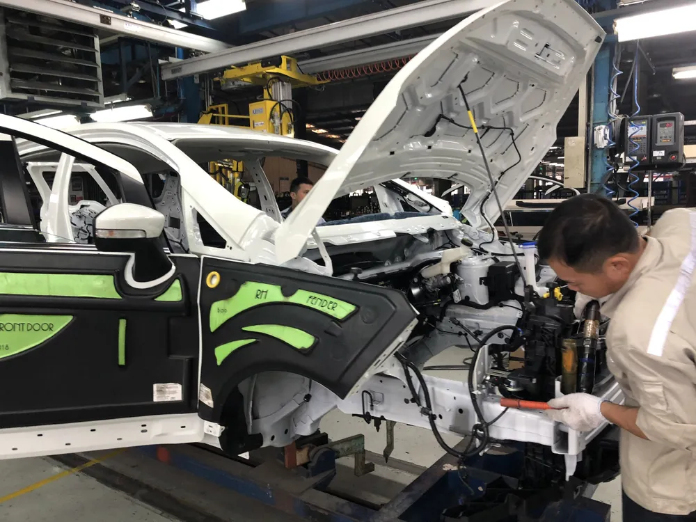 Một DN sản xuất có vốn nước ngoài tại Hải Dương. ẢNH: KHÔI LÊ Một DN sản xuất có vốn nước ngoài tại Hải Dương. ẢNH: KHÔI LÊ