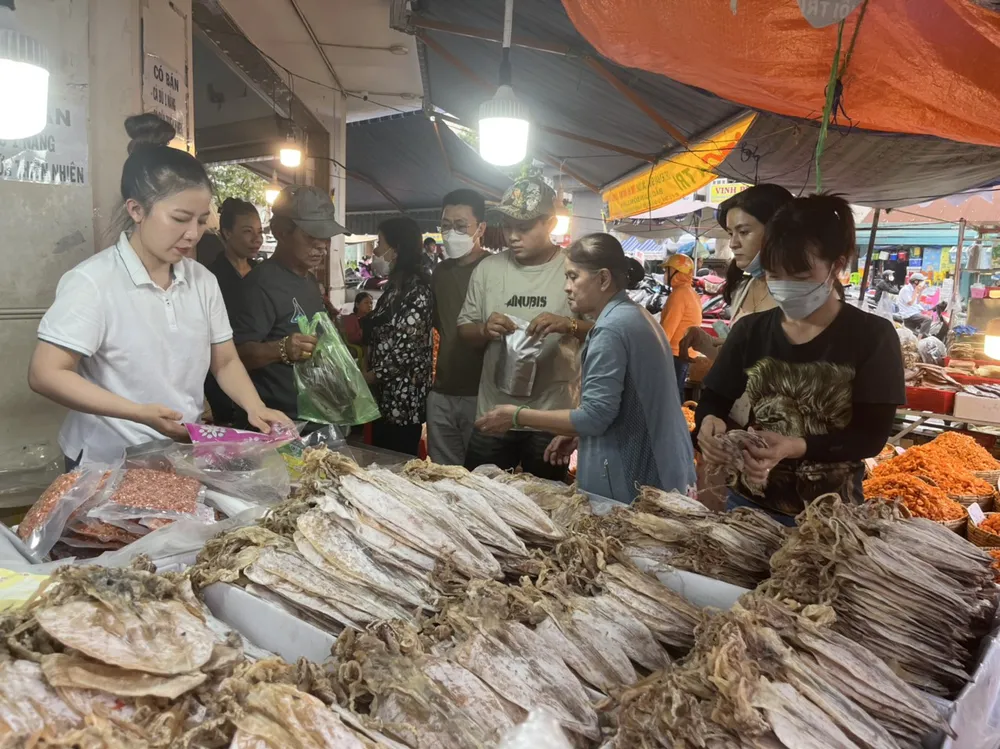 Mực khô các loại giá thấp nhất là 660.000 đồng/kg.