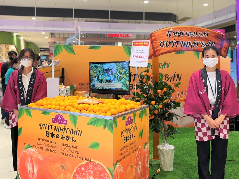 Nhật Bản quảng bá trái cây tại siêu thị Aeon Celadon quận Tân Phú-TP.HCM