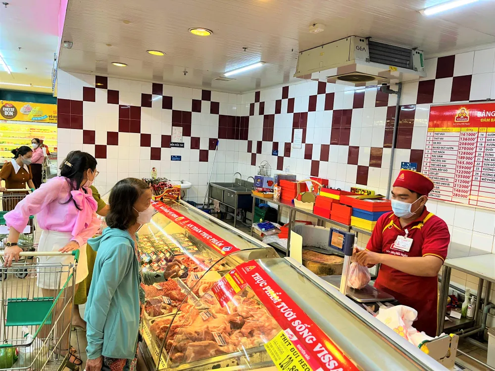 Thịt heo bán lẻ giảm giá mạnh, có loại giảm 33.000 đồng ảnh 1 Thịt heo bán lẻ giảm giá mạnh, có loại giảm 33.000 đồng ảnh 1