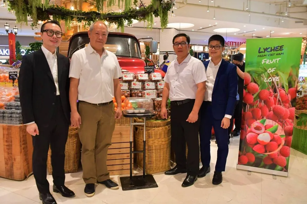 Sự nổ lực của doanh nghiệp và hỗ trợ của cơ quan nhà nước đóng vai trò quan trọng giúp trái vải Việt Nam vươn xa. ẢNH: Sở Công thương tỉnh Bắc Giang