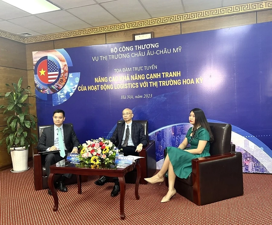 Các diễn giả tại tọa đàm trực tuyến. Anh: Bộ Công Thương