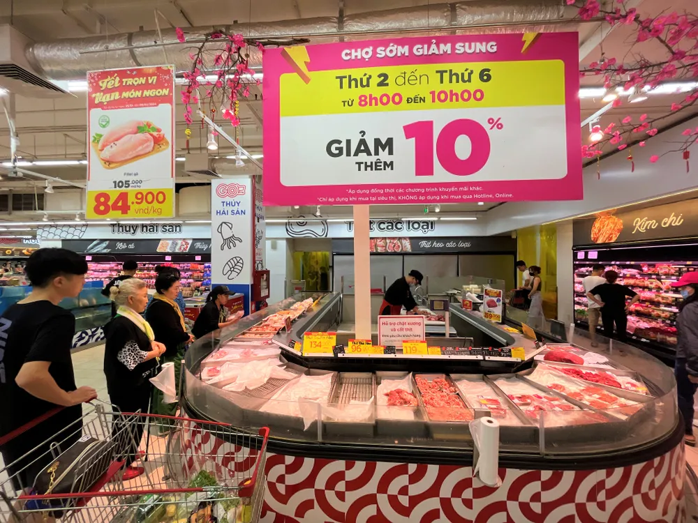 siêu thị mở cửa mùng 2