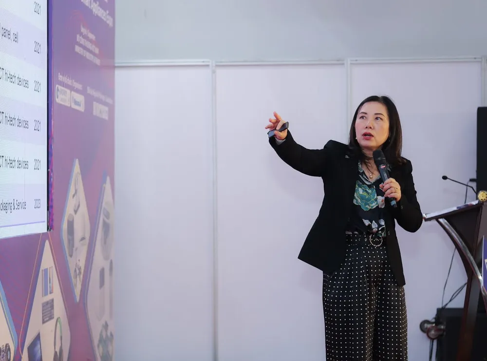 Bà Đỗ Thị Thúy Hương, Uỷ viên Ban chấp hành Hiệp hội doanh nghiệp Điện tử Việt Nam điện tử gia dụng 1.jpg