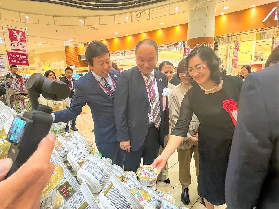 Mang cháo lòng bò, khoai lang nướng Việt giới thiệu tại Aeon Nhật Bản ảnh 1 tuần hàng Việt Nam tại Aeon Nhật