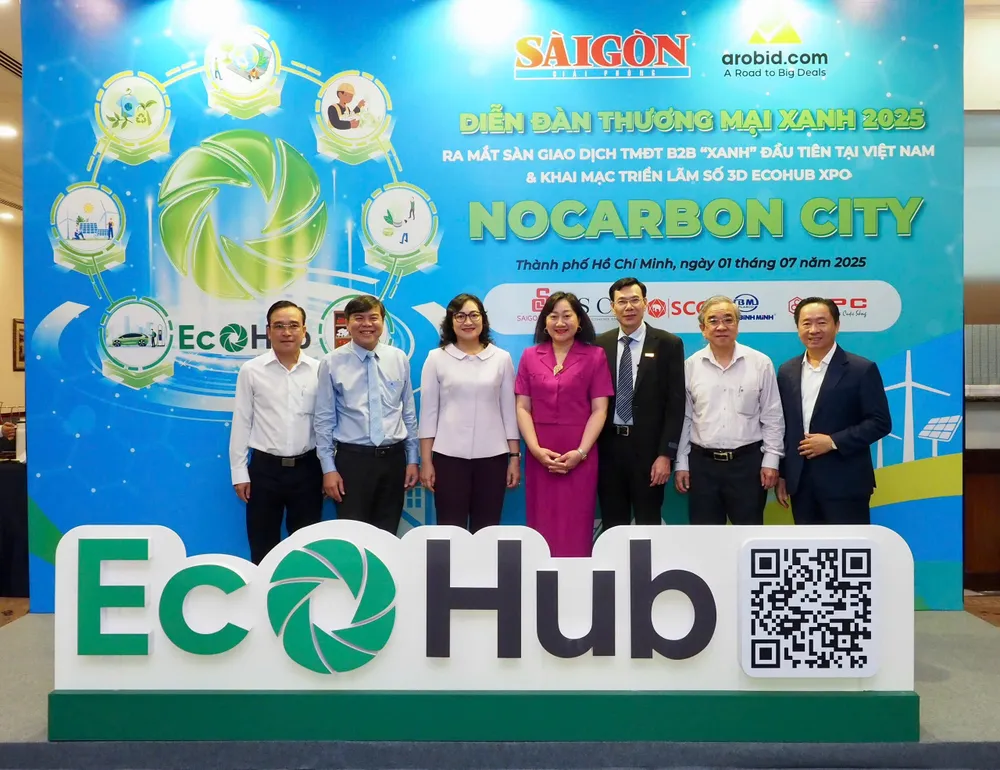 Lần đầu tiên tại Việt Nam có sàn giao dịch thương mại điện tử 'xanh' ảnh 1 sàn giao dịch