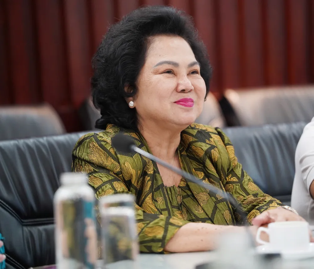 Bà Lý Kim Chi Chủ tịch FFA.