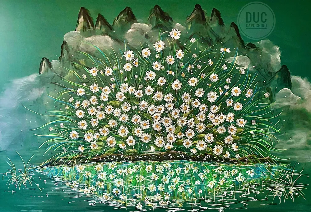 Bài vẽ cúc hoạ mi nở trong sương mai. Bài vẽ cúc hoạ mi nở trong sương mai.