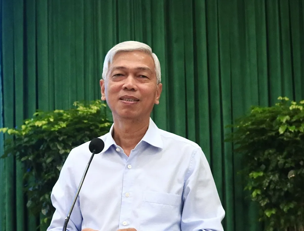 Ông Võ Văn Hoan, Phó Chủ tịch UBND TP.HCM phát biểu tại hội nghị. Ảnh: T.N