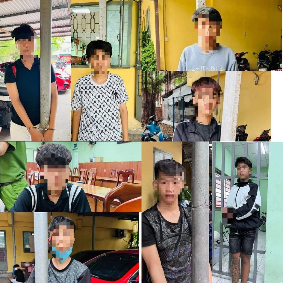 Băng cướp giật có tuổi còn nhỏ đã bị công an TP Thủ Đức triệt phá. Ảnh: TS