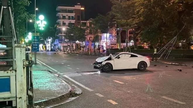 Tài xế ô tô gây tai nạn làm ba người chết ở TP Bắc Giang vi phạm về nồng độ cồn và là cán bộ ngành giao thông vận tải tỉnh. Ảnh: CTV