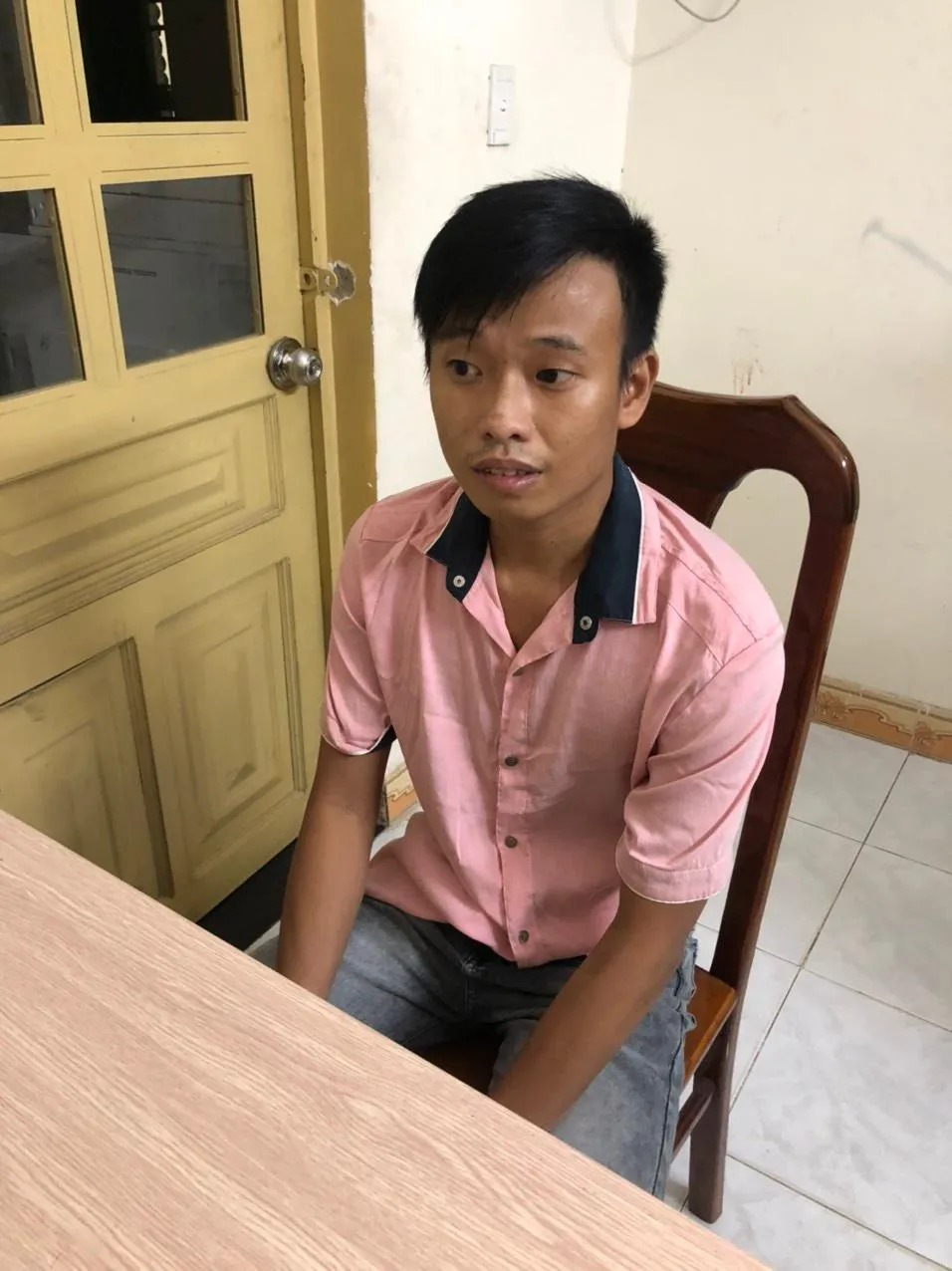 Quân bị bắt tại huyện Trảng Bom. Ảnh: CTV