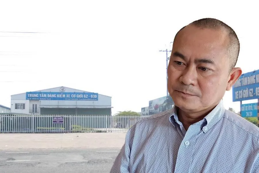 Ông Trần Lập Nghĩa - Giám đốc Trung tâm Đăng kiểm 62-03D bị khởi tố về hành vi đưa hối lộ, môi giới hối lộ, nhận hối lộ và giả mạo trong công tác