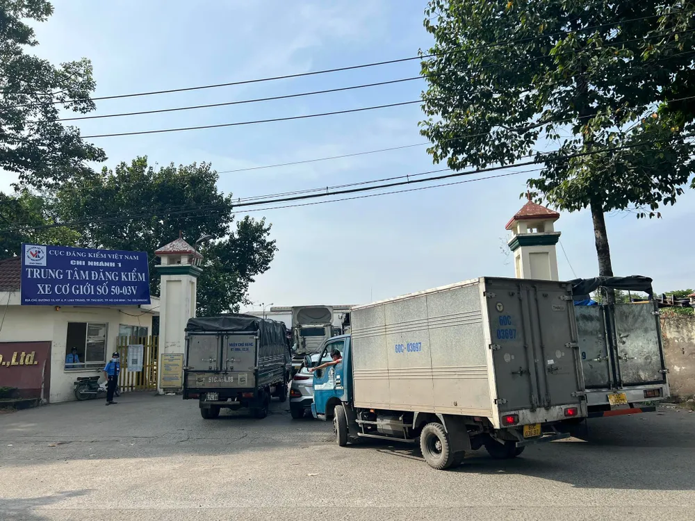 Trung tâm Đăng kiểm 50-03V tại TP Thủ Đức. Ảnh: TS Trung tâm Đăng kiểm 50-03V tại TP Thủ Đức. Ảnh: TS