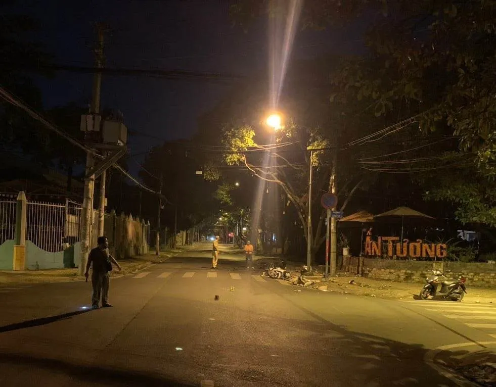 Hiện trường vụ tai nạn. Ảnh: TS Hiện trường vụ tai nạn. Ảnh: TS