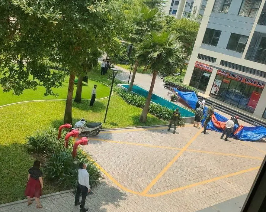 Hiện trường vụ việc. Ảnh: CM