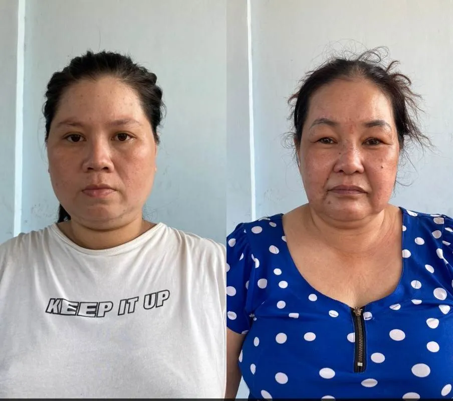 Dung và Thảo bị công an bắt giữ. Ảnh: TS Dung và Thảo bị công an bắt giữ. Ảnh: TS