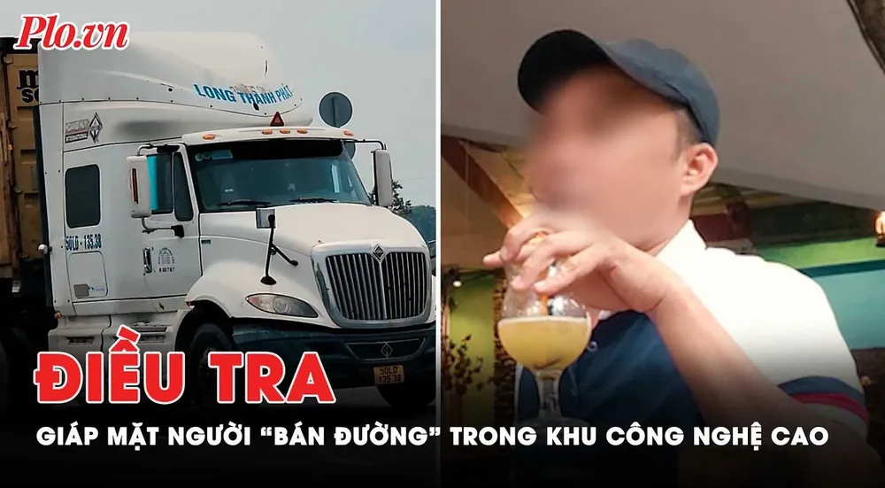 Tâm ra giá &quot;bán đường&quot; qua Khu công nghệ cao 3 triệu đồng/ tháng mỗi xe. Ảnh: Sang - Lực
