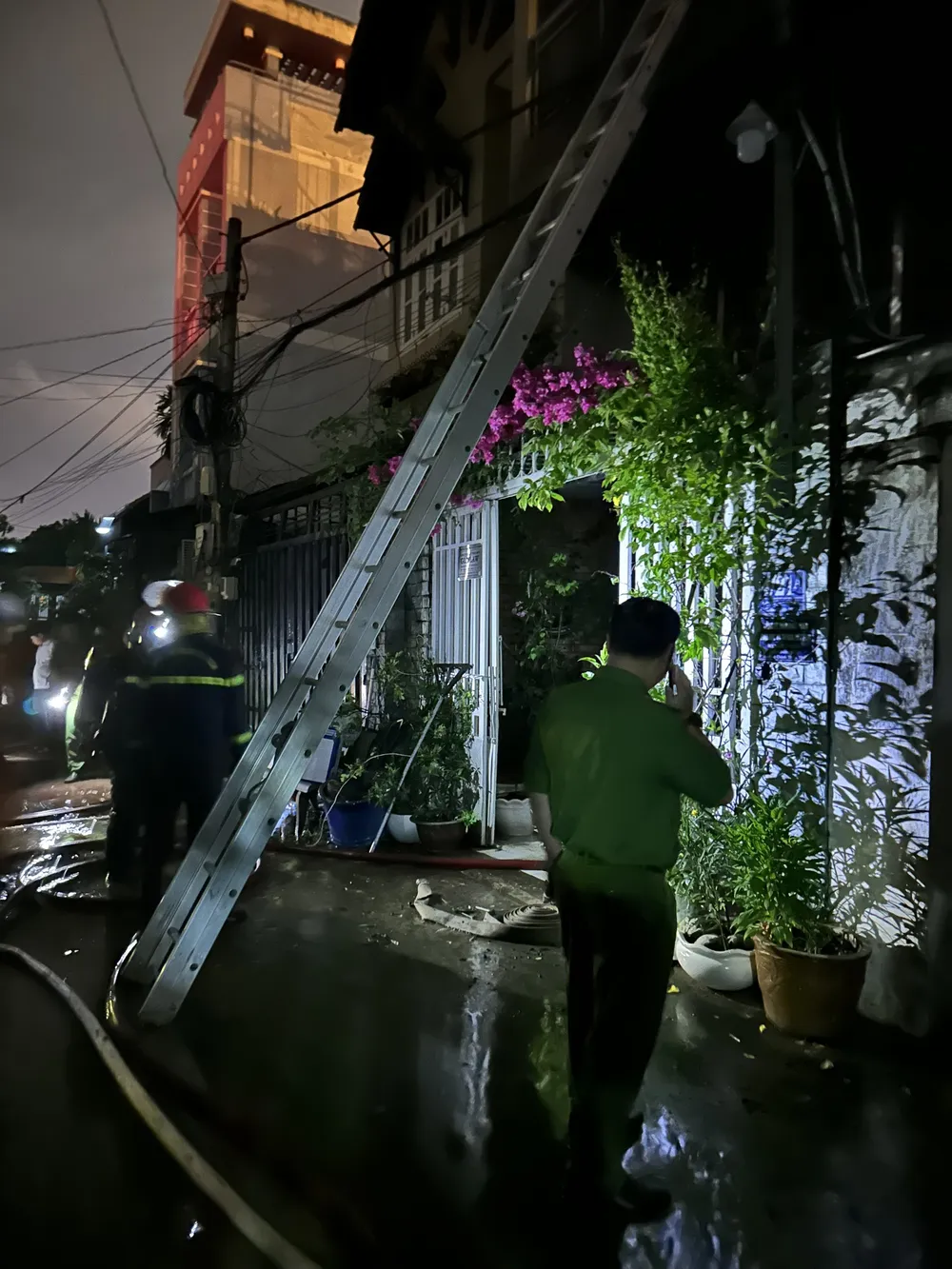 Vụ cháy được phát hiện lúc rạng sáng cùng ngày. Ảnh: CM IMG_20230925_102046.jpg