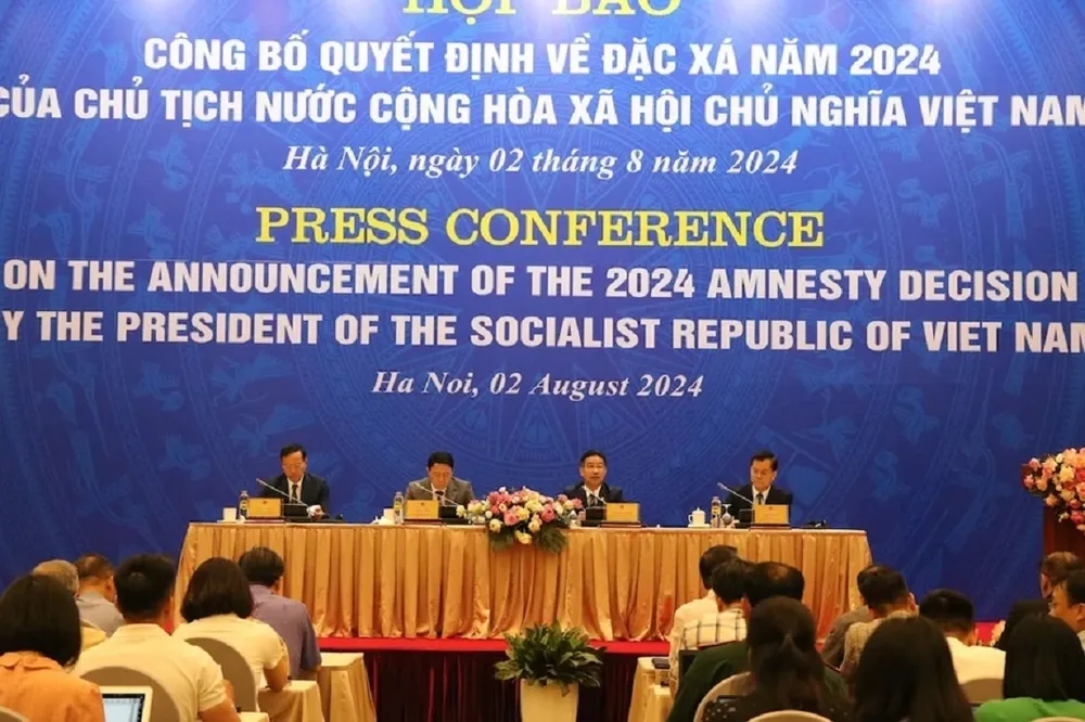 Ngày 1-10-2024, sẽ tổ chức tha người đặc xá theo quyết định của Chủ tịch nước. Ảnh: XĐ Bộ Công an giải đáp thông tin liên quan đến người được đặc xá