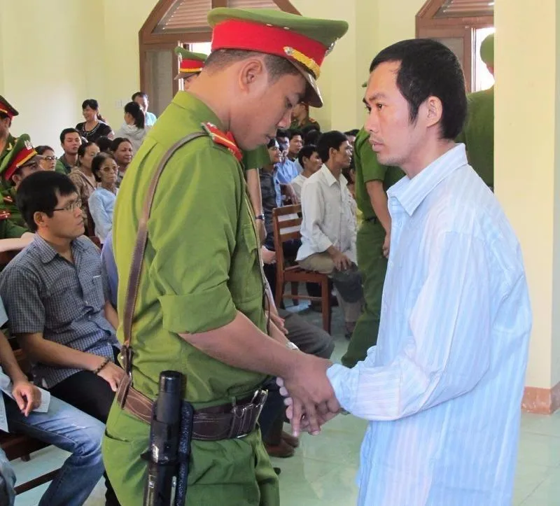 Nguyễn Thân Thảo Thành, bị cáo duy nhất trong vụ công an ở Phú Yên đánh chết nghi can - đang bị tạm giam