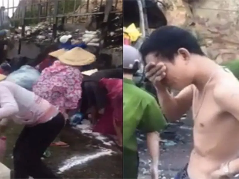 Mặc tài xê kêu xin người dân vẫn ùa vào hôi của