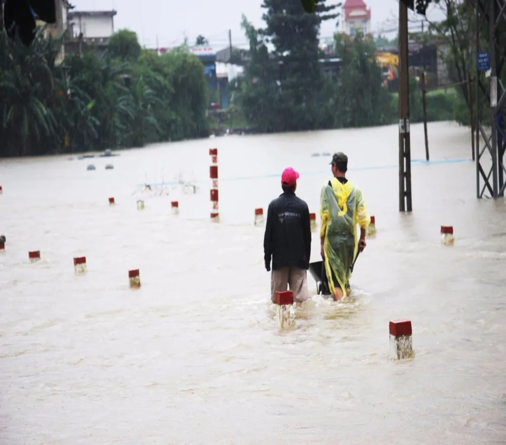 Mưa lũ lại làm chết người ở Bình Định ảnh 1 mưa lũ bình định