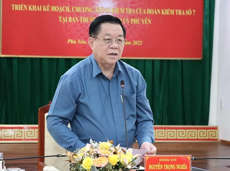 Ông Nguyễn Trọng Nghĩa, Bí thư Trung ương Đảng, Trưởng Ban Tuyên giáo Trung ương, chỉ đạo nhiều vấn đề quan trọng về kiểm tra. Ảnh: PHẠM CƯỜNG. Ông Nguyễn Trọng Nghĩa, Bí thư Trung ương Đảng, Trưởng Ban Tuyên giáo Trung ương, chỉ đạo nhiều vấn đề quan trọng về kiểm tra. Ảnh: PHẠM CƯỜNG.