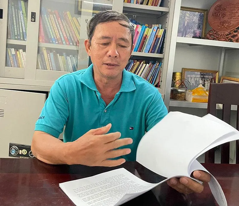 Ông Phạm Văn Tuân nhiều lần gửi đơn yêu cầu thi hành án bản án hành chính phúc thẩm. Ảnh: ĐH