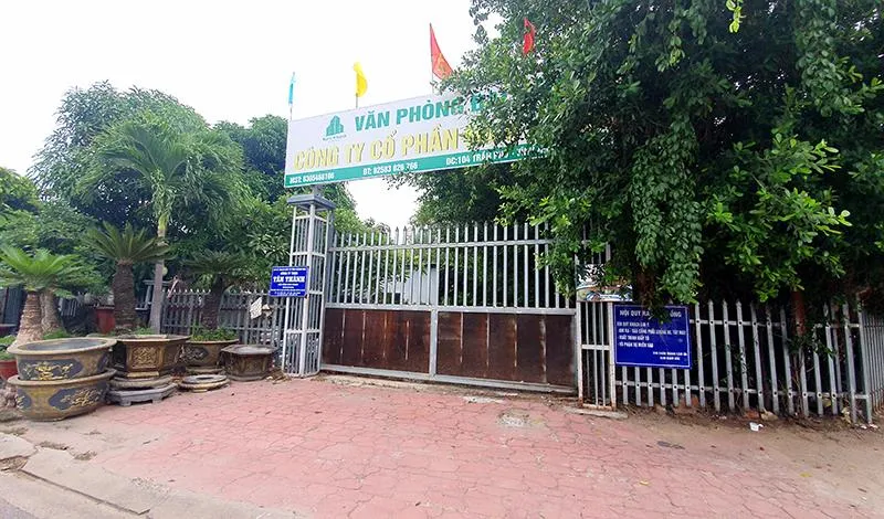 Công ty CP Nam Khánh chiếm giữ trái phép đất quốc phòng. Ảnh: HUỲNH HẢI