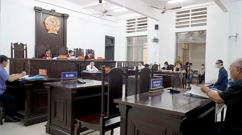 Phiên tòa phúc thẩm ngày 16-8. Ảnh: HH