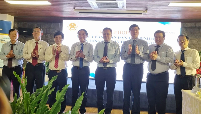 Saigontourist Group và UBND tỉnh Bình Định thỏa thuận triển khai nhiều chương trình hợp tác phát triển du lịch. Ảnh: TL