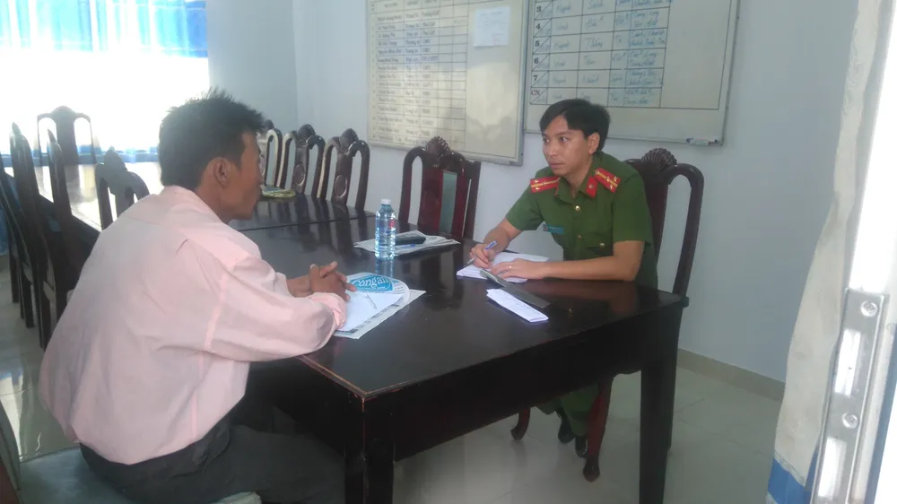 Cơ quan công an mời Quang lên làm việc