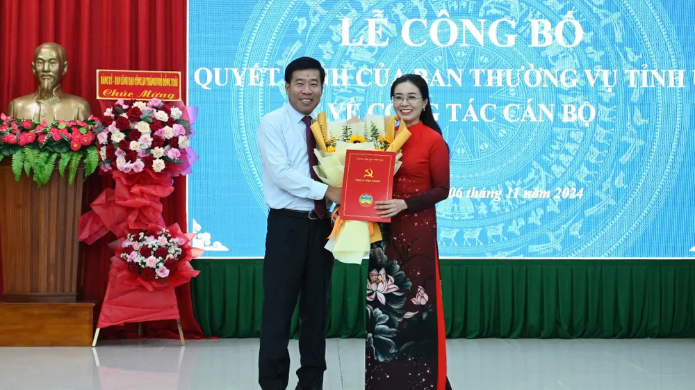 Chánh án tỉnh Bình Phước làm Bí thư Thành ủy Đồng Xoài