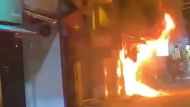 TP.HCM: Cháy tiệm điện lạnh, 1 người tử vong