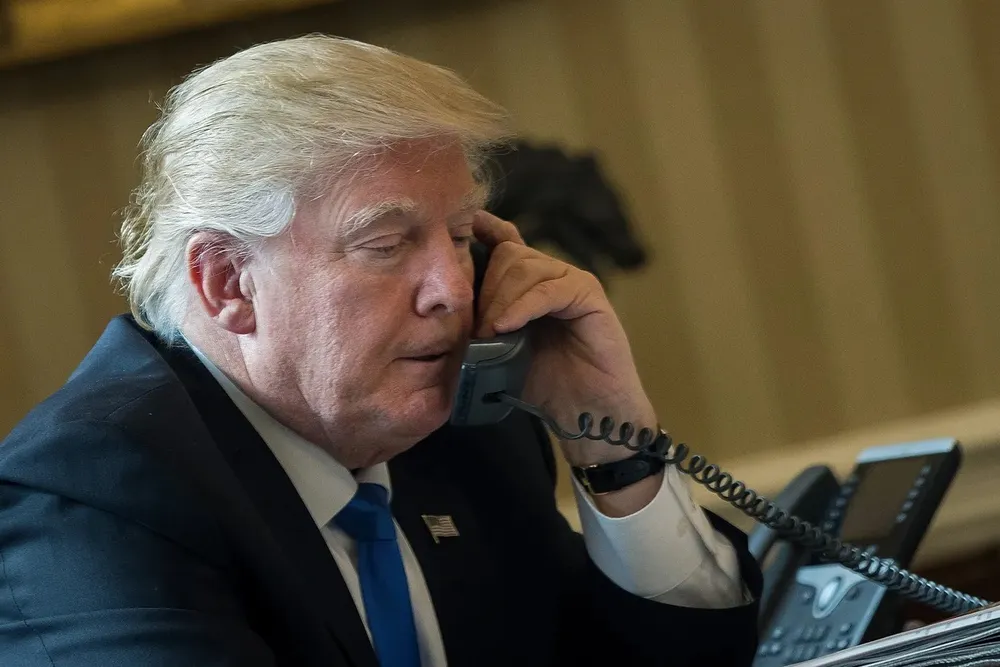 Tổng thống Mỹ Donald Trump. Ảnh: GETTY IMAGES Ông Trump điện đàm ông Putin và ông Zelensky về xung đột Nga-Ukraine