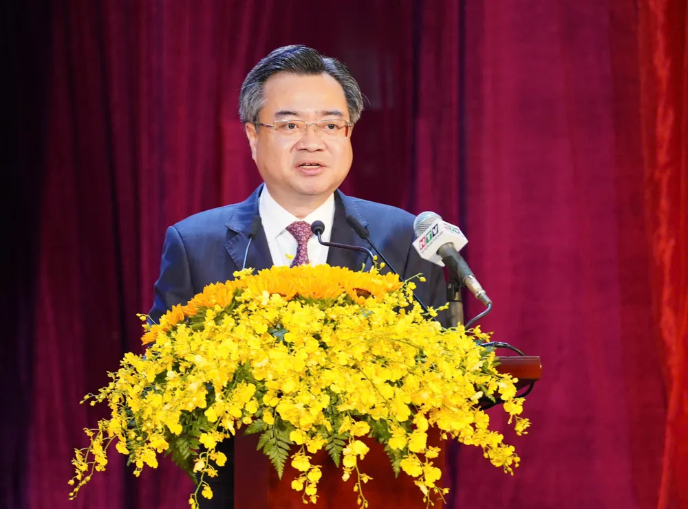 Ông Nguyễn Thanh Nghị, Ủy viên Trung ương Đảng, Phó Bí thư Thường trực Thành ủy TP.HCM được Bộ Chính trị bổ nhiệm giữ chức Trưởng ban Chính sách, Chiến lược Trung ương. Ảnh: THUẬN VĂN