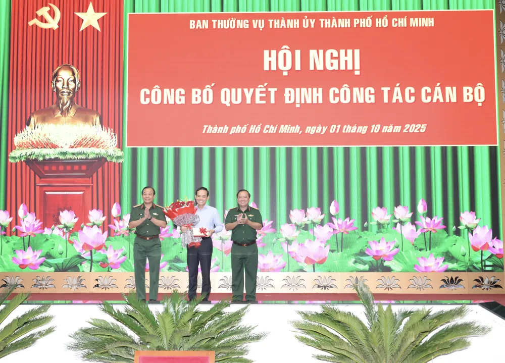 Ông Trần Lưu Quang giữ chức Bí thư Đảng ủy Quân sự TP.HCM