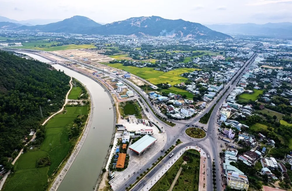 Khu đô thị mới Long Vân, phường Trần Quang Diệu, TP Quy Nhơn, tỉnh Bình Định. Ảnh:DN đấu giá