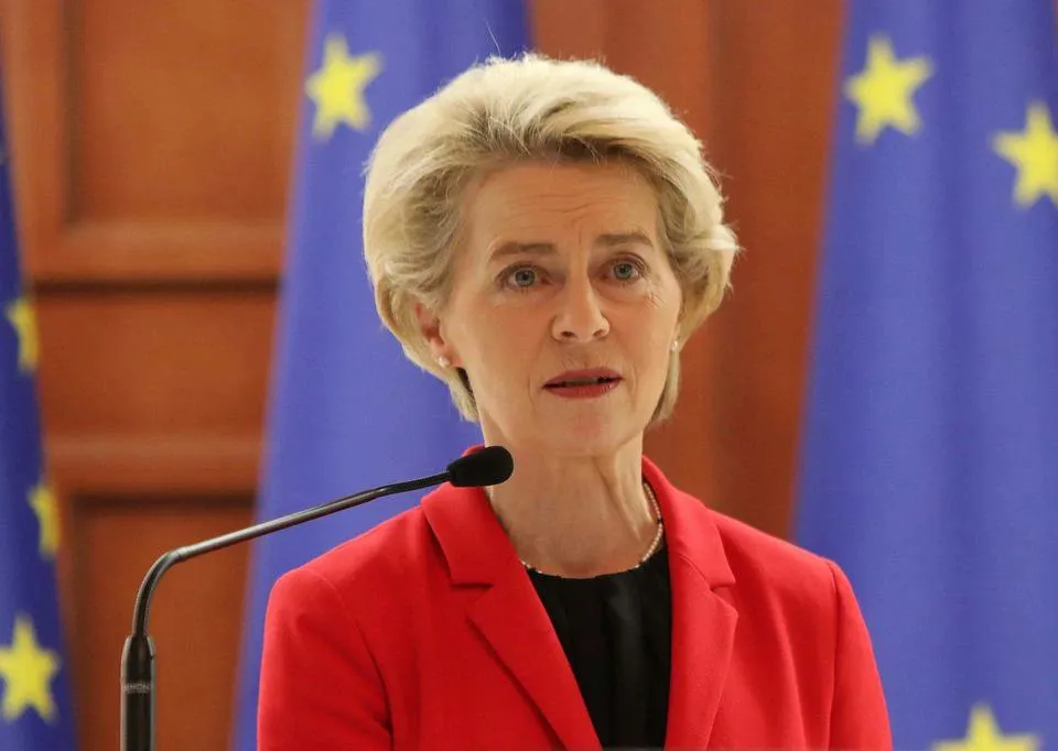 Chủ tịch Ủy ban châu Âu Ursula von der Leyen. Ảnh: REUTERS.