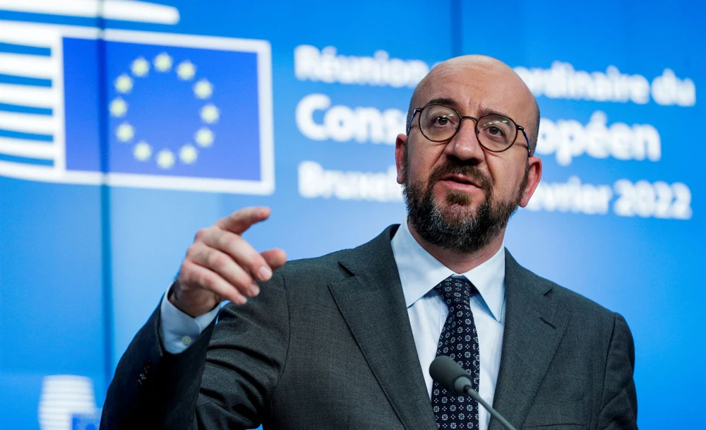 Chủ tịch Hội đồng Châu Âu Charles Michel. Ảnh: REUTERS