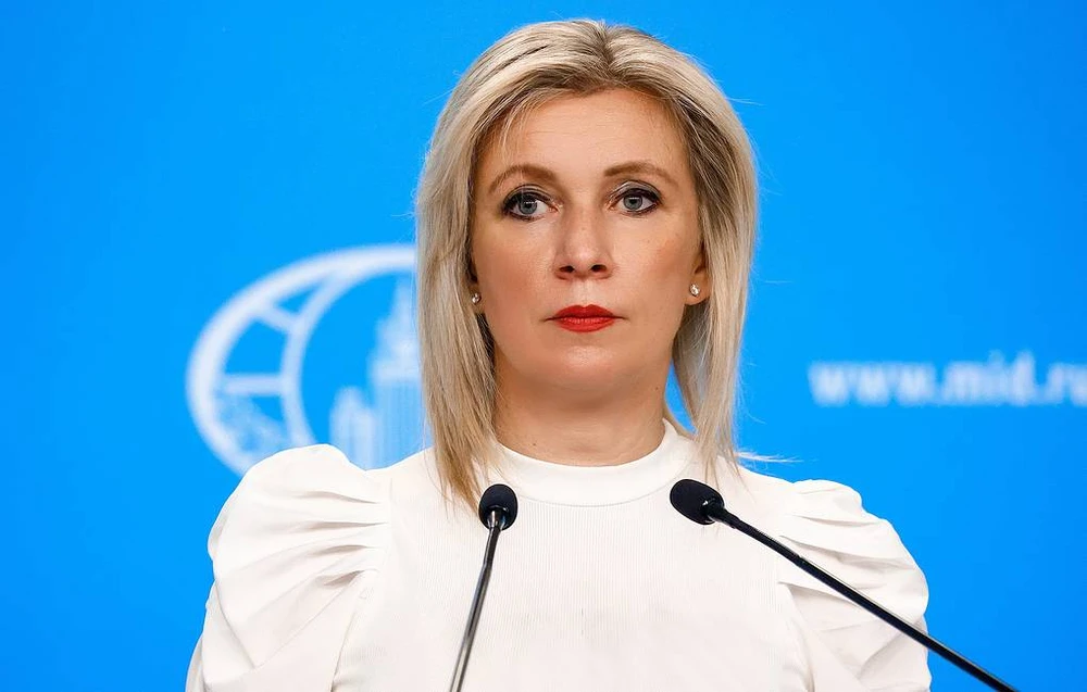Phát ngôn viên Bộ Ngoại giao Nga - bà Maria Zakharova. Ảnh: TASS