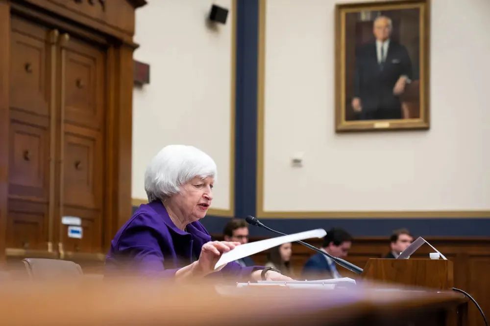 Bộ trưởng Tài chính Mỹ Janet Yellen. Ảnh: THE NEW YORK TIMES