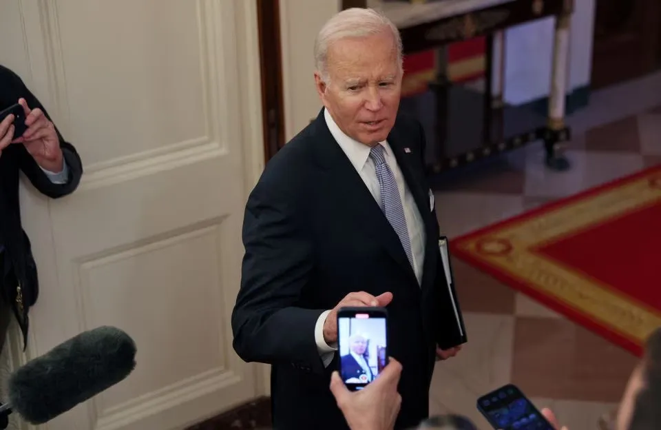 Tổng thống Mỹ Joe Biden trả lời phỏng vấn tại Nhà Trắng ở thủ đô Washington D.C, ngày 20-1. Ảnh: REUTERS