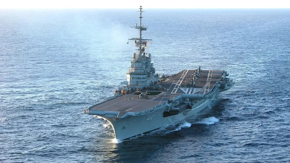 Tàu sân bay Sao Paulo của Brazil. Ảnh: HẢI QUÂN BRAZIL Tàu sân bay Sao Paulo của Brazil. Ảnh: HẢI QUÂN BRAZIL