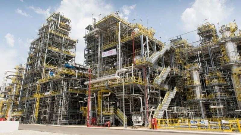 Nhà máy lọc dầu ở Burgas, Bulgaria. Ảnh: LUKOIL