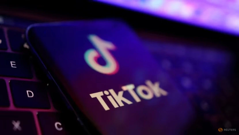 Logo của mạng xã hội video TikTok. Ảnh: REUTERS