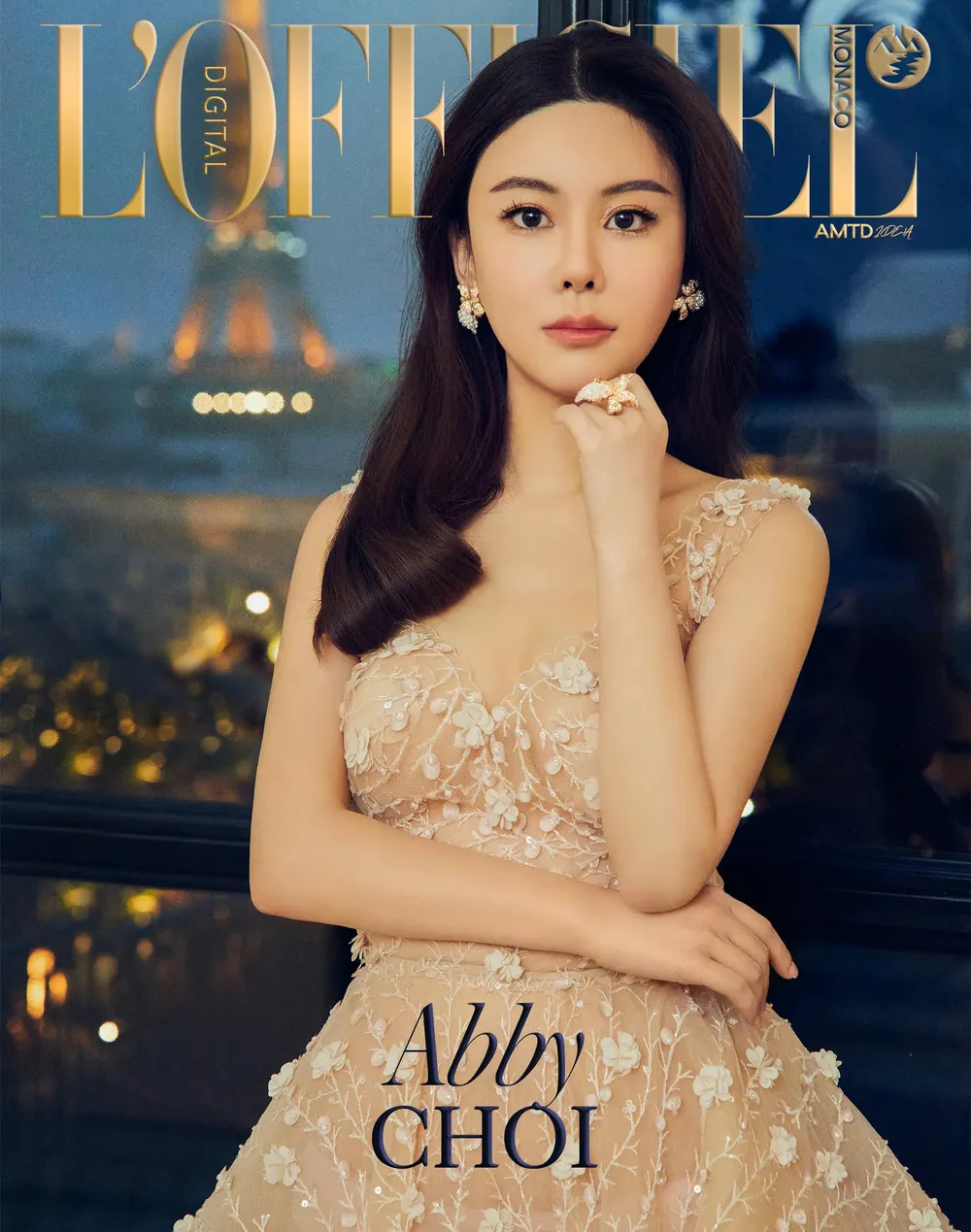 Hình ảnh cô Thái Thiên Phượng trên trang bìa tạp chí L&apos;Officiel Monaco. Ảnh: L&apos;OFFICIEL MONACO
