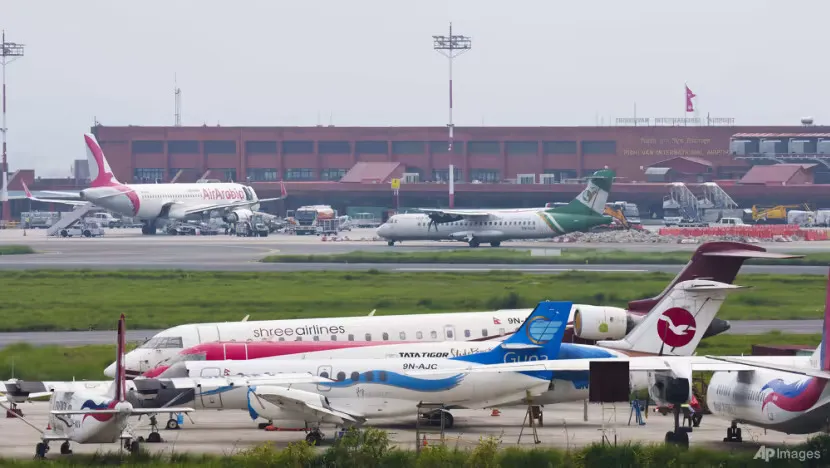 Sân bay quốc tế Tribhuvan ở Kathmandu, Nepal. Ảnh: AP